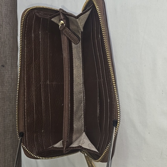 Lot 7 Michael Kors Coach Dooney & Bourke Leather Wallet Clutch Purse Card Holder - Picture 6 of 16